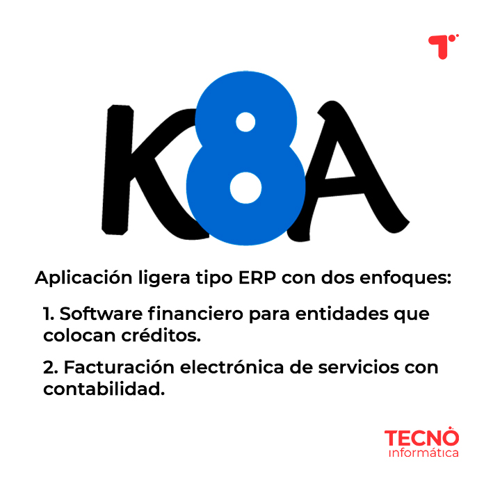 Software financiero K8A